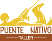 Logo Puente Nativo [Dorado y Café]